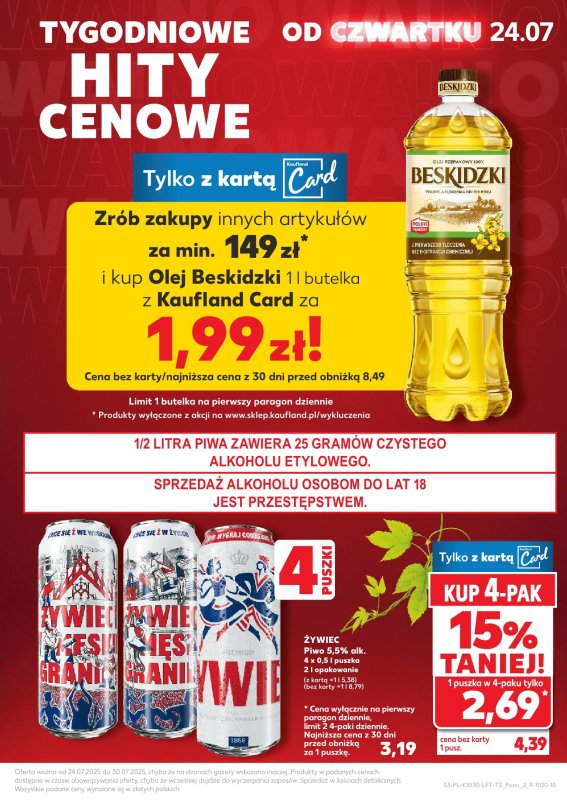 Kaufland - gazetka promocyjna Oferta Kaufland  do środy 30.07 - strona 3