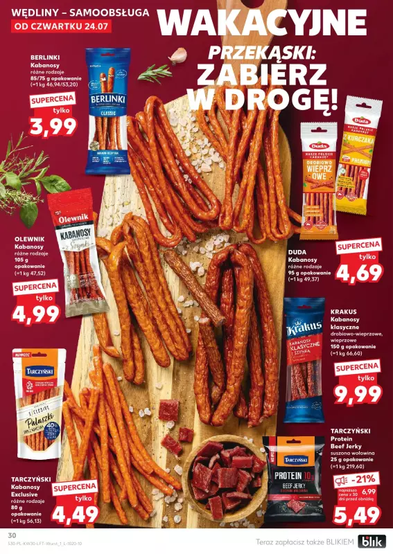 Kaufland - gazetka promocyjna Oferta Kaufland  do środy 30.07 - strona 30