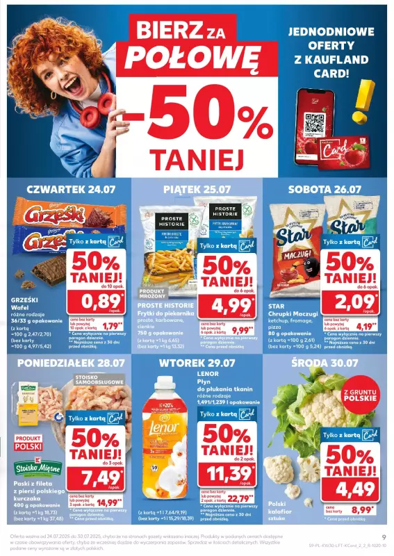 Kaufland - gazetka promocyjna Oferta Kaufland  do środy 30.07 - strona 9