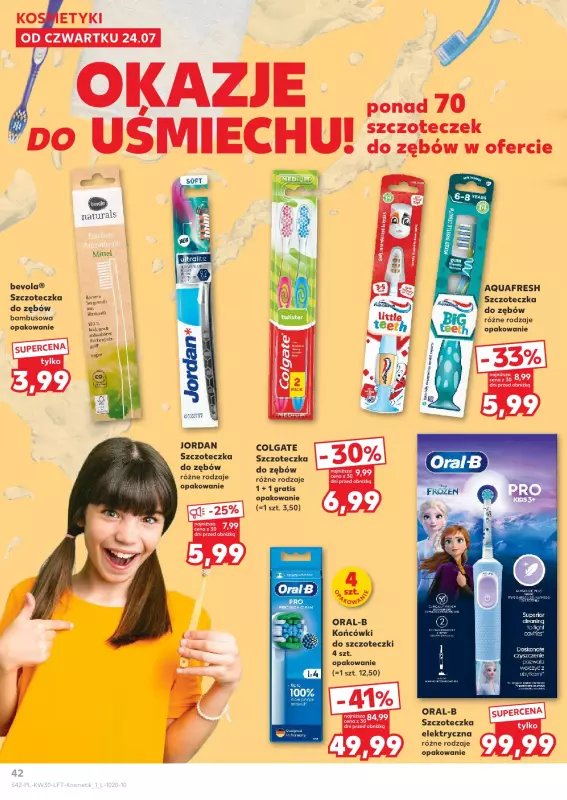 Kaufland - gazetka promocyjna Oferta Kaufland  do środy 30.07 - strona 42