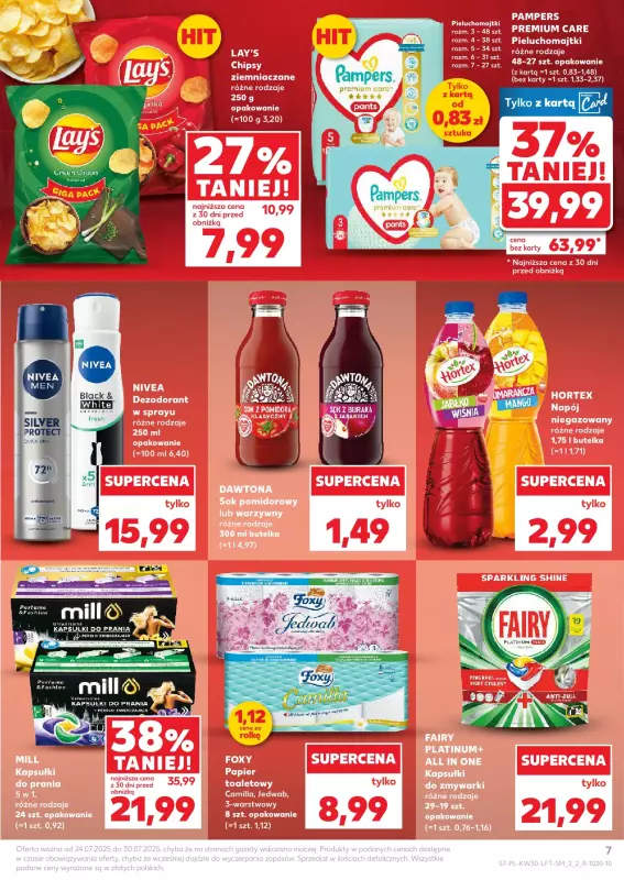 Kaufland - gazetka promocyjna Oferta Kaufland  do środy 30.07 - strona 7