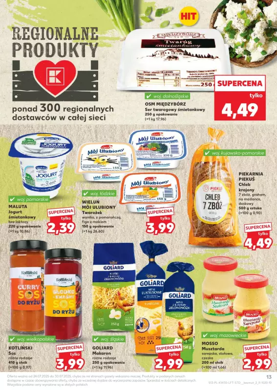 Kaufland - gazetka promocyjna Oferta Kaufland  do środy 30.07 - strona 13