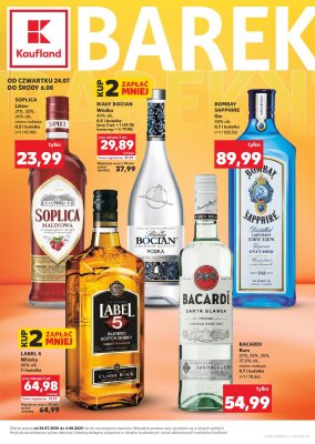 Kaufland - gazetka promocyjna Barek Kauflandu  do środy 06.08
