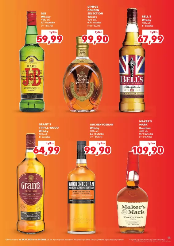 Kaufland - gazetka promocyjna Barek Kauflandu  do środy 06.08 - strona 15