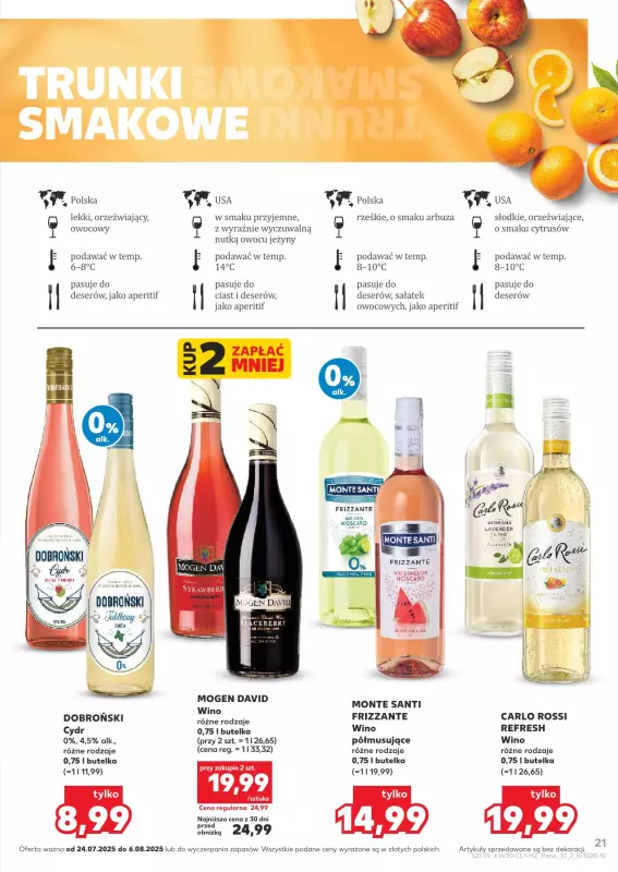 Kaufland - gazetka promocyjna Barek Kauflandu  do środy 06.08 - strona 21