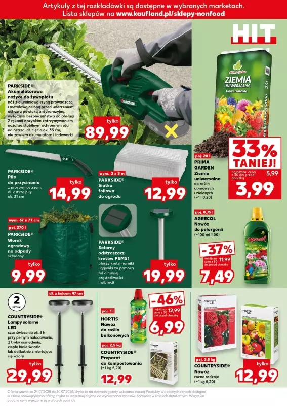 Kaufland - gazetka promocyjna Oferta Kaufland - Non Food od czwartku 24.07 do środy 30.07 - strona 7