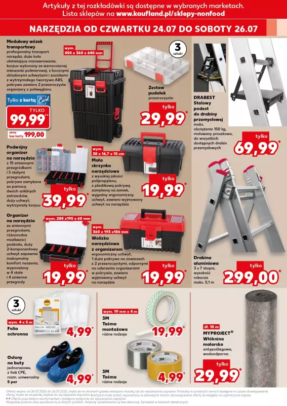 Kaufland - gazetka promocyjna Oferta Kaufland - Non Food od czwartku 24.07 do środy 30.07 - strona 15