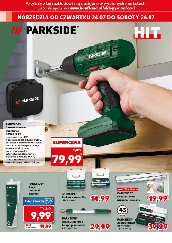 Kaufland - gazetka promocyjna Oferta Kaufland - Non Food od czwartku 24.07 do środy 30.07 - strona 14