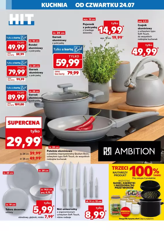 Kaufland - gazetka promocyjna Oferta Kaufland - Non Food od czwartku 24.07 do środy 30.07 - strona 4