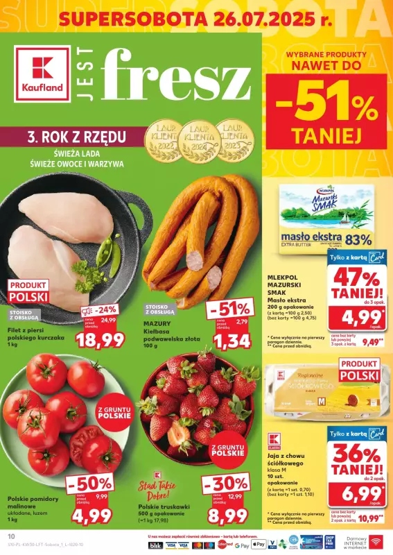 Kaufland - gazetka promocyjna Oferta Kaufland od czwartku 24.07 do środy 30.07 - strona 10