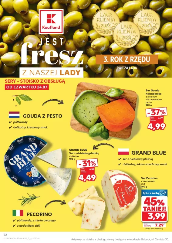 Kaufland - gazetka promocyjna Oferta Kaufland od czwartku 24.07 do środy 30.07 - strona 22
