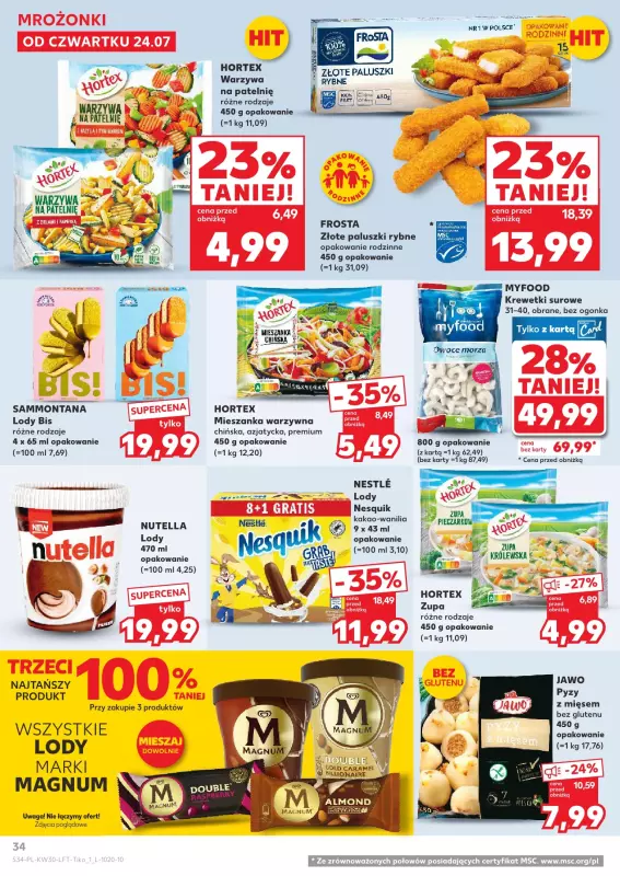 Kaufland - gazetka promocyjna Oferta Kaufland od czwartku 24.07 do środy 30.07 - strona 34