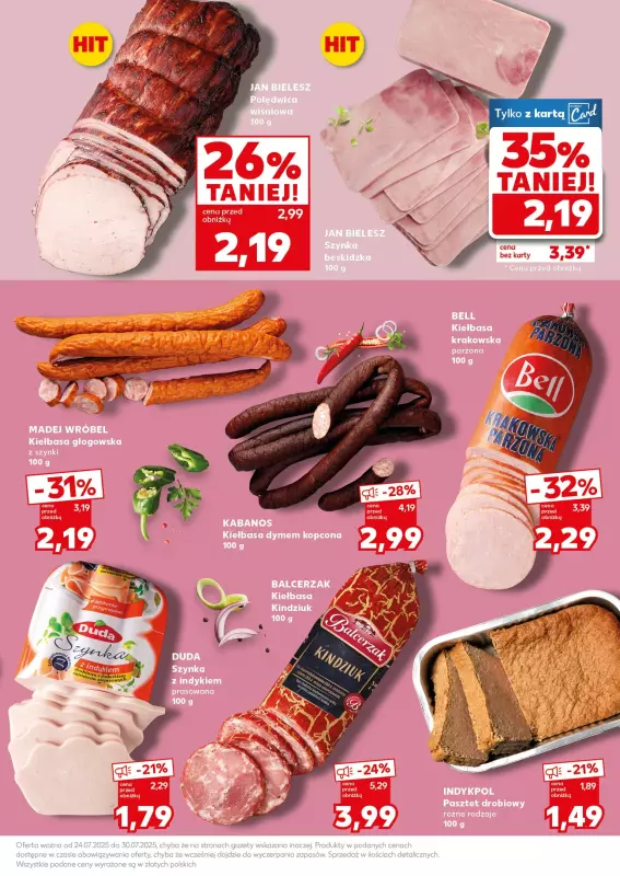 Kaufland - gazetka promocyjna Mocny Start od poniedziałku 28.07 do środy 30.07 - strona 13