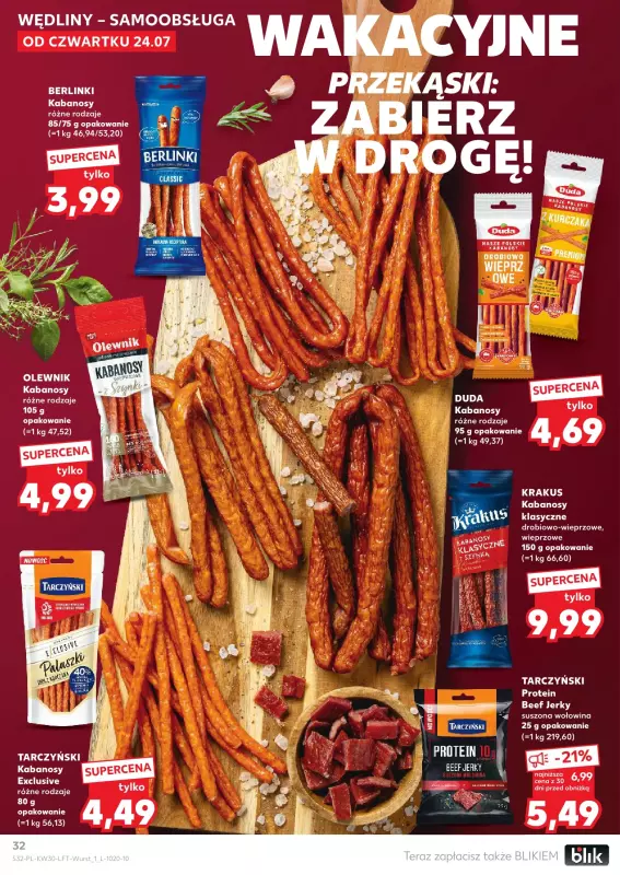 Kaufland - gazetka promocyjna Oferta Kaufland od czwartku 24.07 do środy 30.07 - strona 32