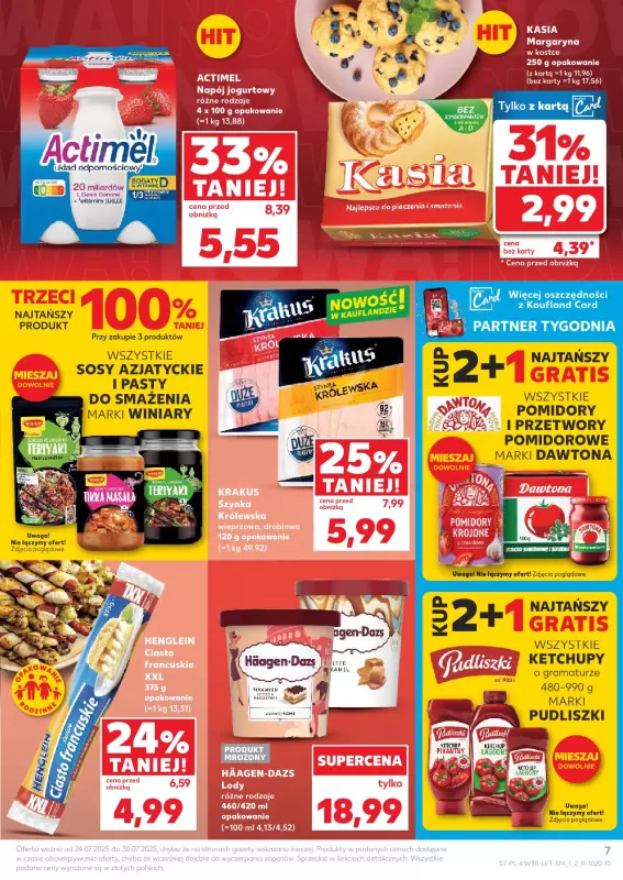 Kaufland - gazetka promocyjna Oferta Kaufland od czwartku 24.07 do środy 30.07 - strona 7