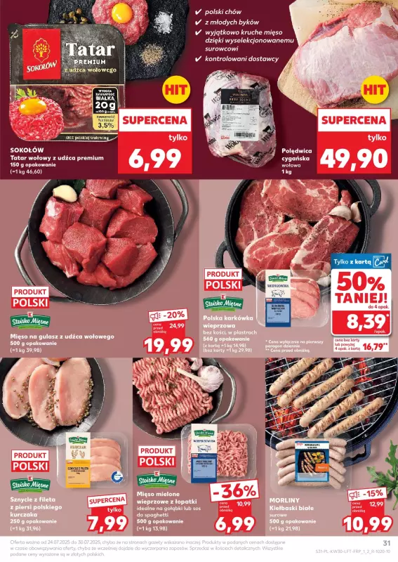Kaufland - gazetka promocyjna Oferta Kaufland od czwartku 24.07 do środy 30.07 - strona 31