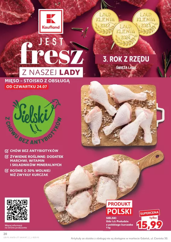 Kaufland - gazetka promocyjna Oferta Kaufland od czwartku 24.07 do środy 30.07 - strona 20