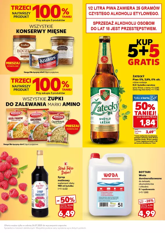 Kaufland - gazetka promocyjna Oferta Kaufland - SUPER SOBOTA od soboty 26.07 do soboty 26.07 - strona 3