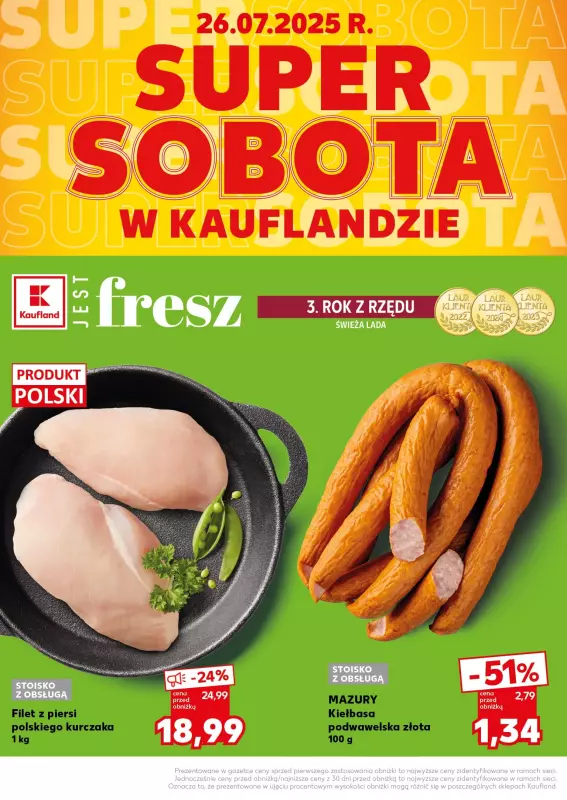 Kaufland - gazetka promocyjna Oferta Kaufland - SUPER SOBOTA od soboty 26.07 do soboty 26.07 - strona 2