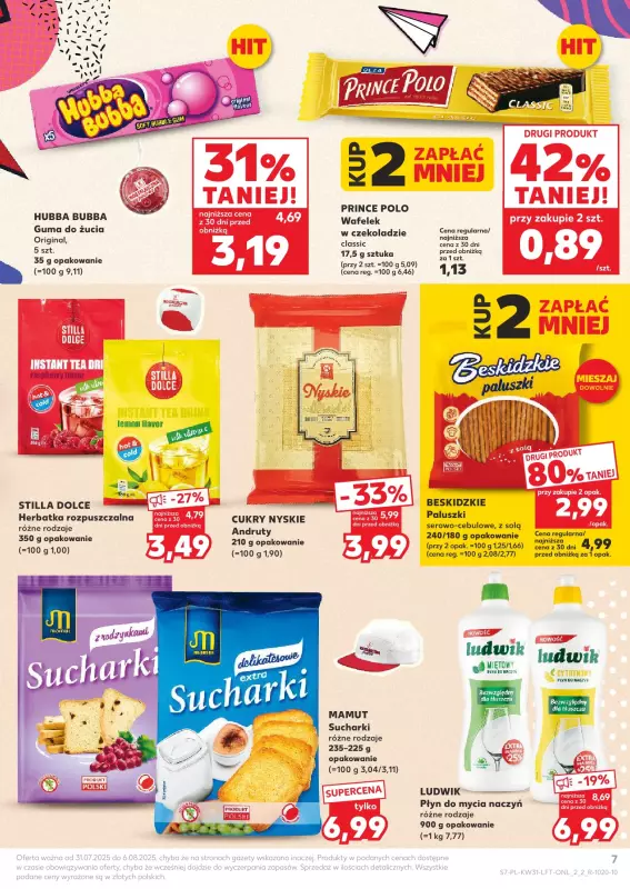 Kaufland - gazetka promocyjna Oferta Kaufland  do środy 06.08 - strona 7