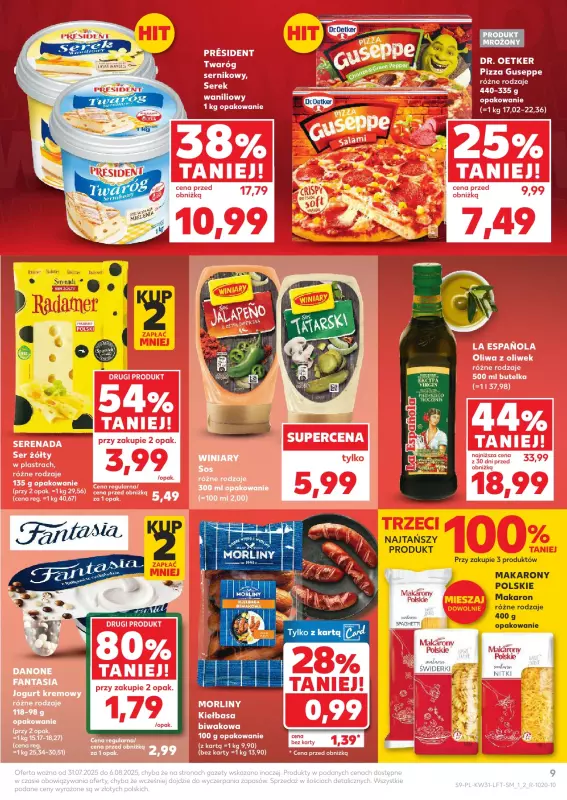 Kaufland - gazetka promocyjna Oferta Kaufland  do środy 06.08 - strona 9