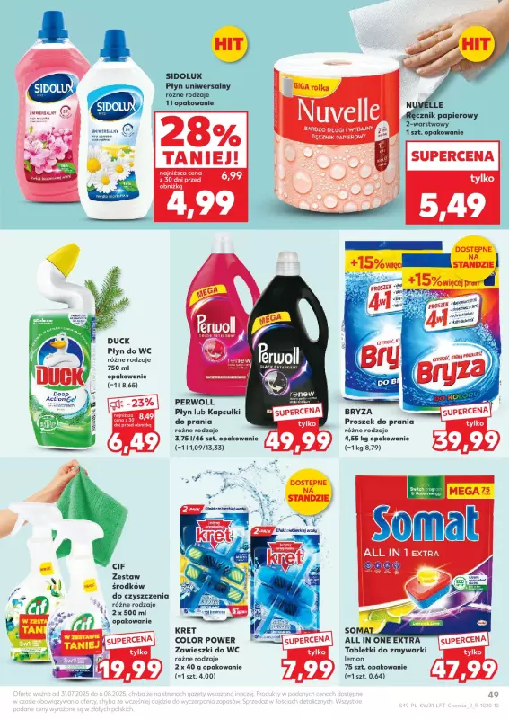 Kaufland - gazetka promocyjna Oferta Kaufland  do środy 06.08 - strona 49