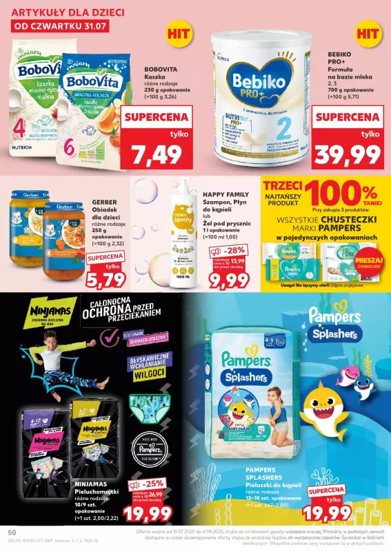 Kaufland - gazetka promocyjna Oferta Kaufland  do środy 06.08 - strona 50