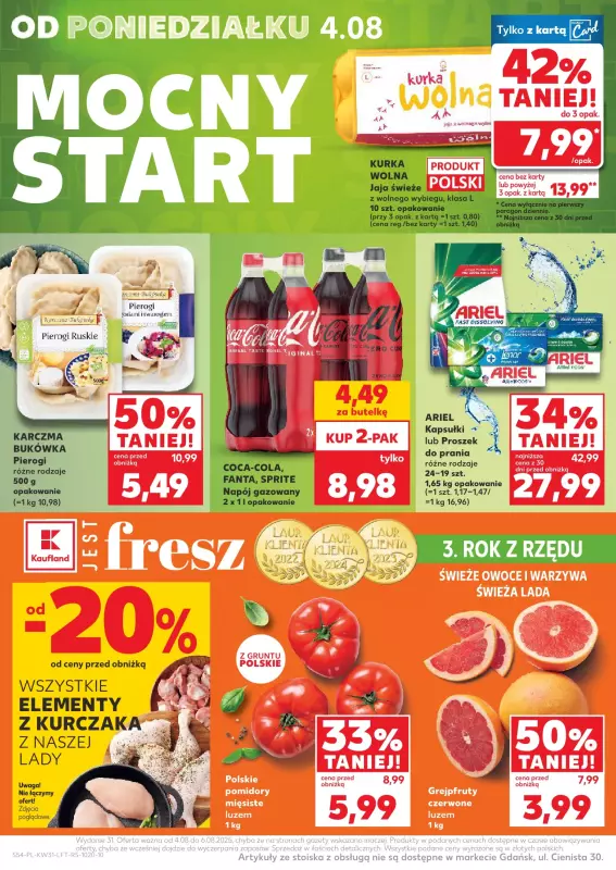 Kaufland - gazetka promocyjna Oferta Kaufland  do środy 06.08 - strona 54