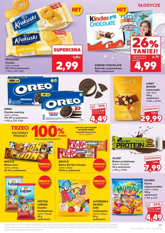 Kaufland - gazetka promocyjna Oferta Kaufland  do środy 06.08 - strona 41