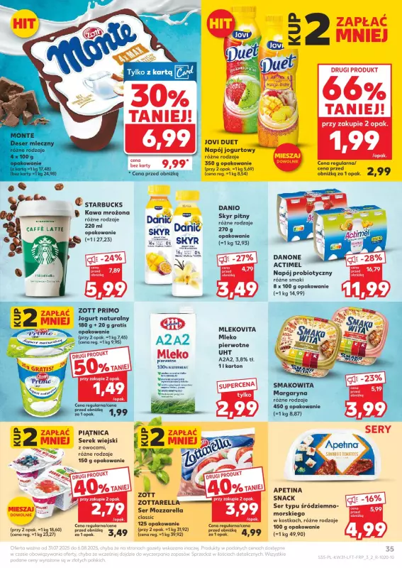 Kaufland - gazetka promocyjna Oferta Kaufland  do środy 06.08 - strona 35