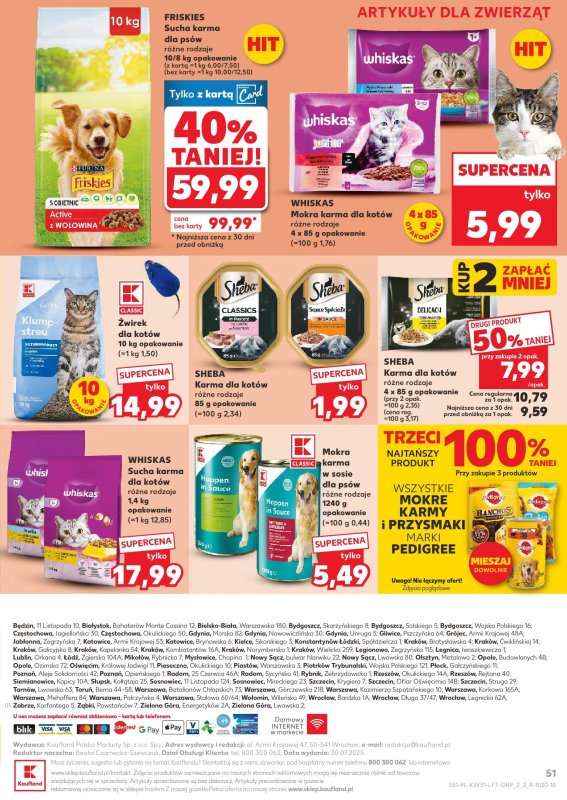 Kaufland - gazetka promocyjna Oferta Kaufland  do środy 06.08 - strona 51