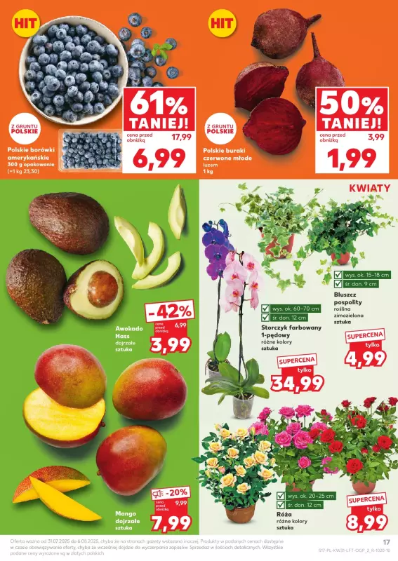 Kaufland - gazetka promocyjna Oferta Kaufland od czwartku 31.07 do środy 06.08 - strona 17