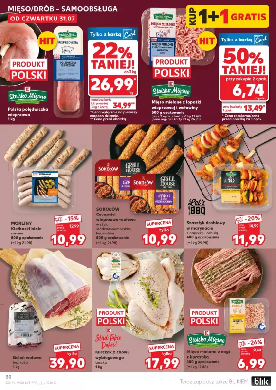 Kaufland - gazetka promocyjna Oferta Kaufland od czwartku 31.07 do środy 06.08 - strona 30