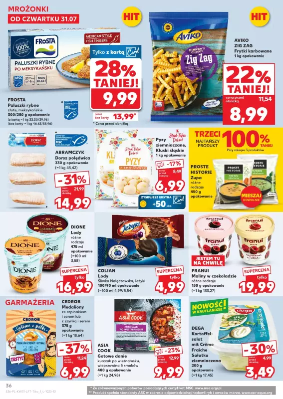 Kaufland - gazetka promocyjna Oferta Kaufland od czwartku 31.07 do środy 06.08 - strona 36