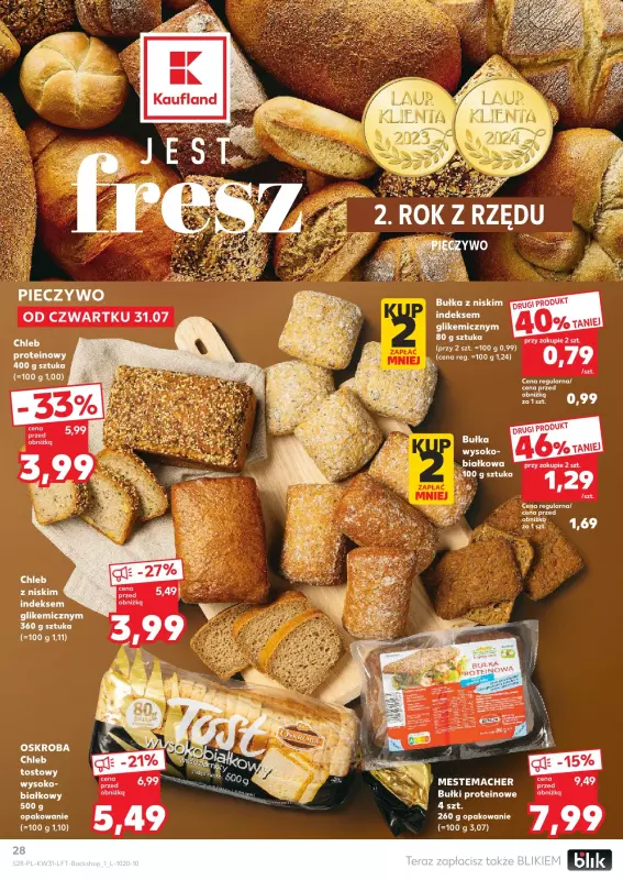 Kaufland - gazetka promocyjna Oferta Kaufland od czwartku 31.07 do środy 06.08 - strona 28