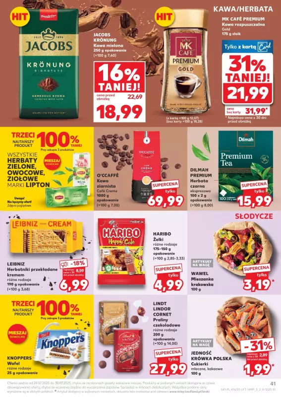 Kaufland - gazetka promocyjna Oferta Kaufland od czwartku 24.07 do środy 30.07 - strona 41