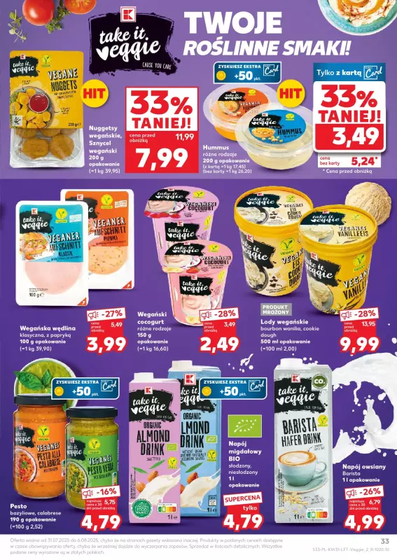 Kaufland - gazetka promocyjna Oferta Kaufland od czwartku 31.07 do środy 06.08 - strona 33