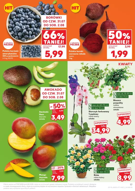 Kaufland - gazetka promocyjna Oferta Kaufland od czwartku 31.07 do środy 06.08 - strona 17