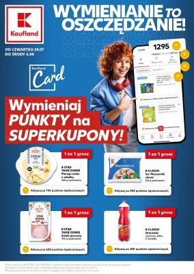 Kaufland - gazetka promocyjna Oferta Kaufland - Kupony od piątku 01.08 do środy 06.08