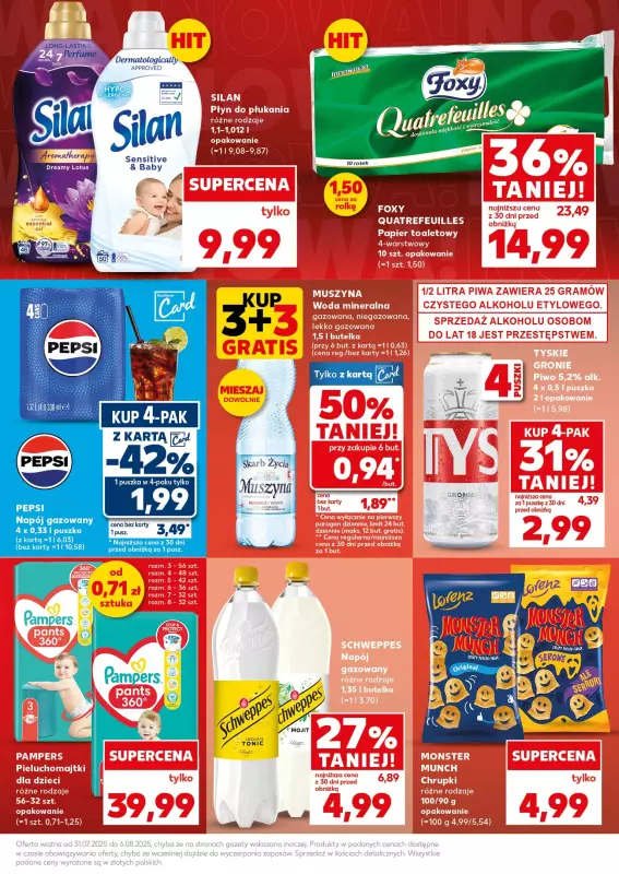 Kaufland - gazetka promocyjna Mocny Start od poniedziałku 04.08 do środy 06.08 - strona 7