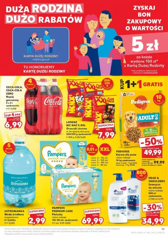 Kaufland - gazetka promocyjna Oferta Kaufland  do wtorku 12.08 - strona 19