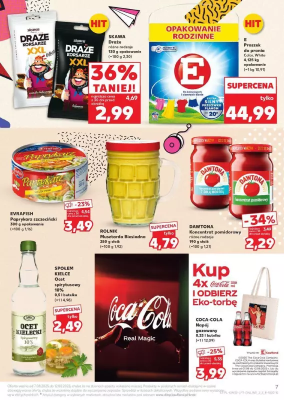 Kaufland - gazetka promocyjna Oferta Kaufland  do wtorku 12.08 - strona 7