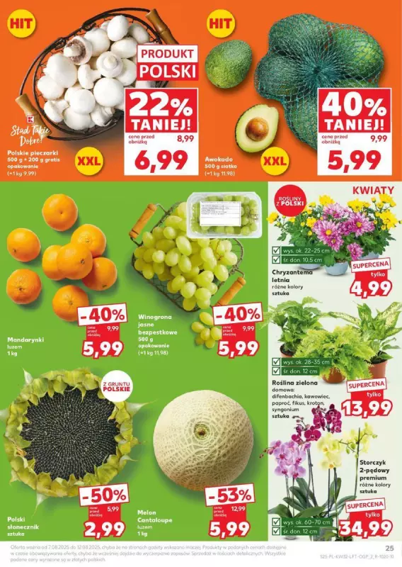 Kaufland - gazetka promocyjna Oferta Kaufland  do wtorku 12.08 - strona 25