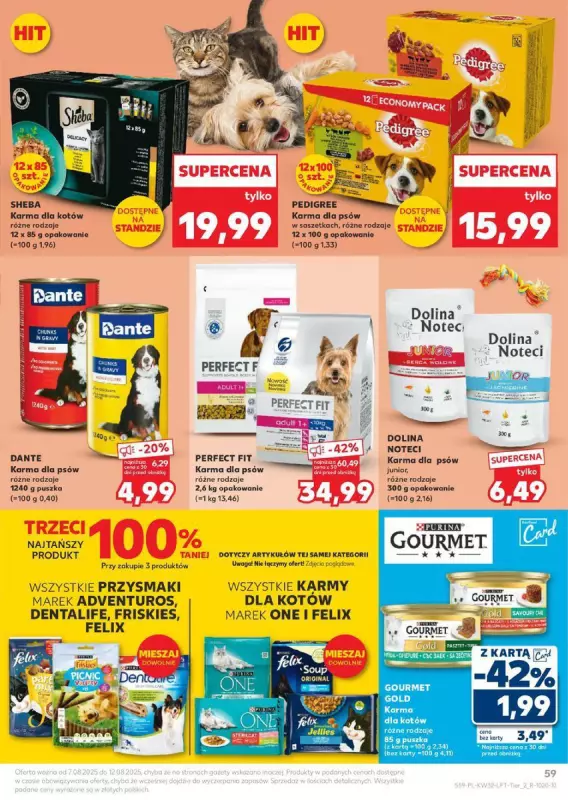 Kaufland - gazetka promocyjna Oferta Kaufland  do wtorku 12.08 - strona 59