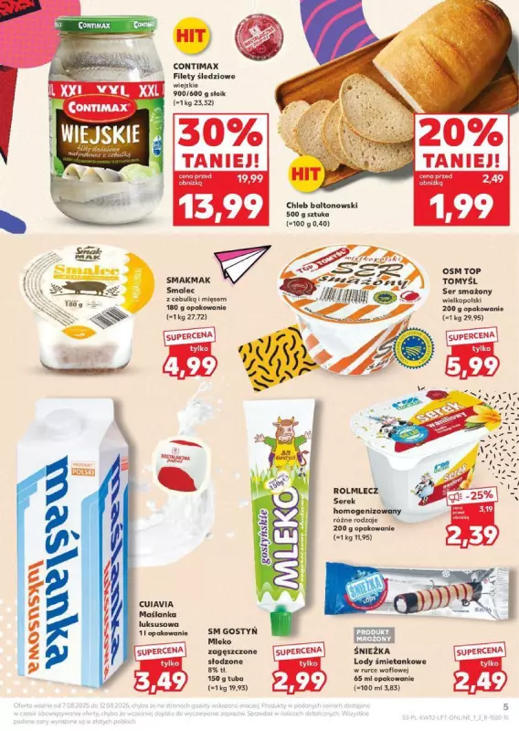 Kaufland - gazetka promocyjna Oferta Kaufland  do wtorku 12.08 - strona 5