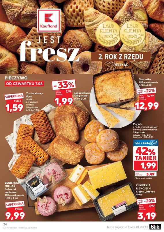 Kaufland - gazetka promocyjna Oferta Kaufland  do wtorku 12.08 - strona 34