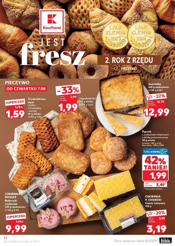 Kaufland - gazetka promocyjna Oferta Kaufland  do wtorku 12.08 - strona 34