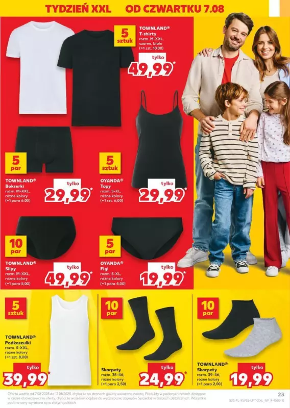 Kaufland - gazetka promocyjna Oferta Kaufland  do wtorku 12.08 - strona 23