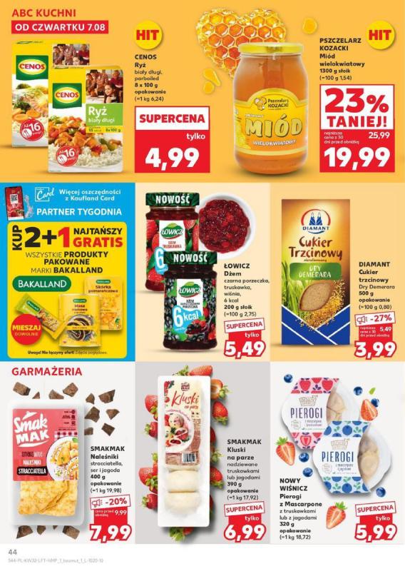 Kaufland - gazetka promocyjna Oferta Kaufland  do wtorku 12.08 - strona 44