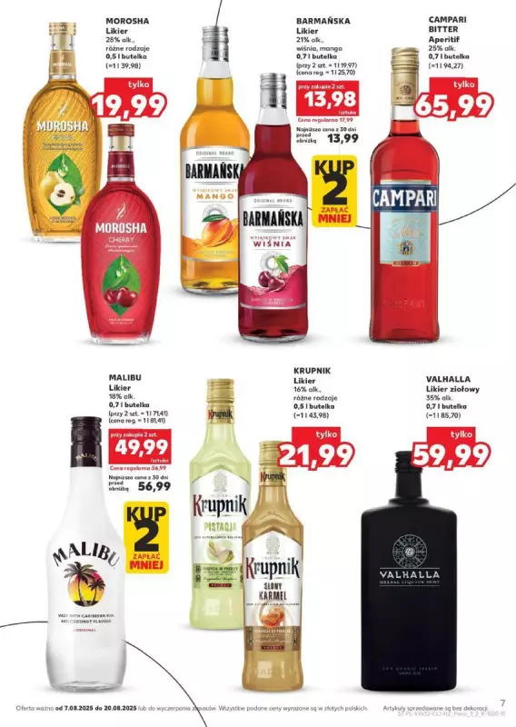 Kaufland - gazetka promocyjna Barek Kauflandu  do środy 20.08 - strona 7